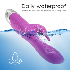 Venta al por mayor juguetes sexuales de silicona respetuosos con la piel masturbación diaria impermeable clímax vibrador AV multifrecuencia - Product Image 4