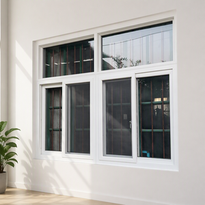 Fenêtre coulissante insonorisée 40 dB à cadre plastique, isolation thermique pour appartement, double vitrage certifié EN 14351-1 - Product Image 1