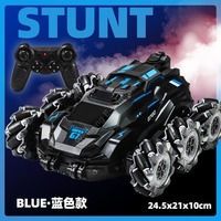 Voiture télécommandée RC 2.4G 4x4 tout-terrain avec rotation à 360 degrés, fonctions de drift et cascades, contrôle gestuel et pulvérisation de lumière