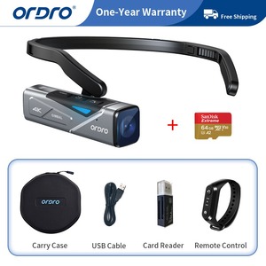 ORDRO EP7 FPV Wearable Action 4K POV Camcorder Free Your Hand for Outdoor Vlogging Head-mounted Design FPV <b>Camera</b> - Product Image 4
