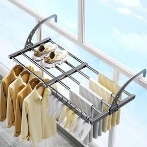 Étendoir à chaussures de séchage de seuil de fenêtre suspendu <span class=keywords><strong>Amazon</strong></span> étendoir pliant extensible extensible de vente chaude - Product Image 5