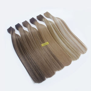 Extensions de cheveux russes Remy vierges, trame simple, lisses, type papillon, micro-liens, toutes les couleurs, cheveux humains Luxsea - Product Image 4