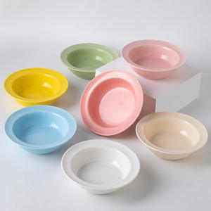 <span class=keywords><strong>Trendy</strong></span> Macaron-Colored Ceramic Pet Bowl de alta aparência Eco-Friendly Anti-Black Chin Feeding Bowl para gatos e cães - Product Image 1