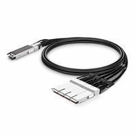 Cable de Red 5G POE Rack-to-Rack, 400G OSFP a 4x100G QSFP56 DAC, Cable de Cobre de Conexión Directa, 1m 2m 3m PVC/LSZH