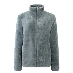 Vêtements de sport pour femmes Aoyema, manteau d'hiver pour femmes, fermeture éclair, polaire rembourré, manches longues, chaud, doux, col montant, veste d'extérieur - Product Image 3