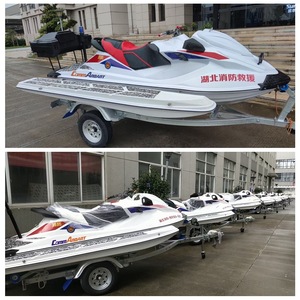 Bateau de patrouille professionnel en fibre de verre à moteur hors-bord à essence CommArdant Jet Ski pour le sauvetage aquatique - Product Image 3