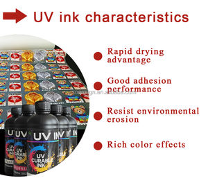 Tinta UV DTF de 1000 ml, Tinta UV Resistente para Impresoras <span class=keywords><strong>Epson</strong></span> I3200 DX5 DX6 DX7 TX800 XP600 L1800 L805, Impresión UV, Impresora de Cama Plana - Product Image 5