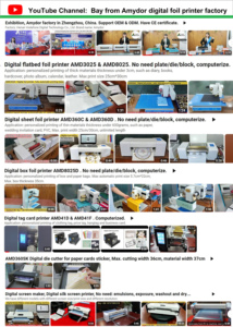 Machine de marquage à chaud numérique Amydor AMD360A, imprimante à feuille numérique pour l'impression à chaud sur papier, cartes de mariage - Product Image 5