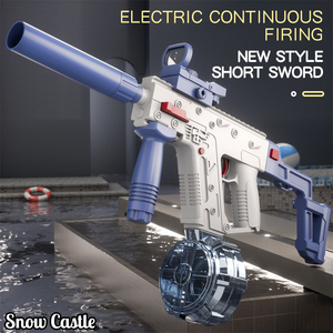 Ad alta pressione completamente automatico elettrico cecchino pistola ad acqua giocattolo Unisex ricaricabile Blaster in plastica per divertimento estivo - Product Image 3