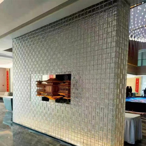 Đa kết cấu thiết kế khối thủy tinh, ánh sáng truyền và cách âm vách ngăn kính, trang trí, gạch nóng chảy. - Product Image 3