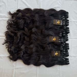 ช่อผมดิบขนมิงค์สีดำธรรมชาติจากธรรมชาติขนมิงค์แบบดิบหยิกเป็นลอน - Product Image 2