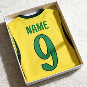 Camiseta de Fútbol Tailandesa de Calidad 2627 con Logotipo, Camiseta de Fútbol para Aficionados con Número Impreso, Ropa de Fútbol, Camiseta de Neymar - Product Image 1