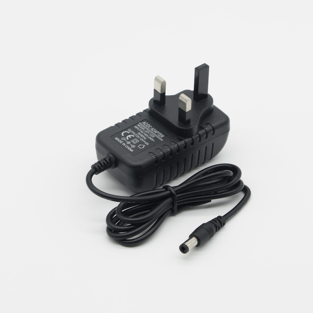Lithium Battery Charger 12.6V 1A Plug in High Efficiency DC Adapter White Black Customized 13W Adapter Battery Charger
