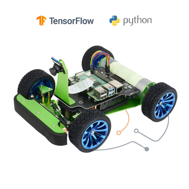 Raspberry Pi 4B Starter Kit Raspberry Pi 4 Model 2/4/8GB AI Developer Kit Raspberry Pi Intelligent Car Kit