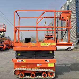 Mini plateforme élévatrice à ciseaux électrique à chenilles pour une seule personne - Product Image 2