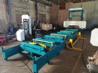 Scie à bois robuste ZZCHRYSO, machine à couper les gros bûches, scierie à bande horizontale portable