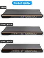 Appliance pare-feu 1U B760 6LANS pour montage en rack, serveur de sécurité réseau 6 ports 2,5 GbE, Intel LGA1700 12e, 13e et 14e génération