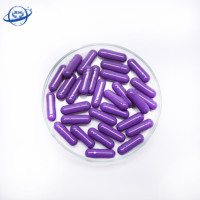 Acheter des capsules de médicaments coquille pourpre taille 00 capsule de pilule personnalisée halal en gélatine séparée