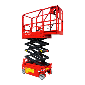 รถยกแบบกรรไกรขับเคลื่อนด้วยตัวเองราคาประหยัด |   สูง 6 เมตร รับน้ำหนักได้ 100 กิโลกรัม |   ใช้งานง่ายด้วยระบบไฟฟ้า |   ขาเหล็กพับได้คาร์บอนสูง | - Product Image 5