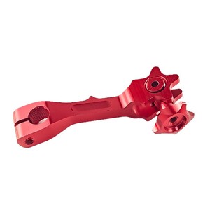 Levier de frein de moto Qiangye CNC rouge pour tous les modèles - Product Image 4