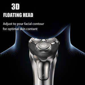 Afeitadora Eléctrica USB Impermeable para Hombre, Recortadora de Barba Facial, Maquinilla de Afeitar con Cabezal Magnético Flotante 3D, Afeitadoras Rotatorias - Product Image 6