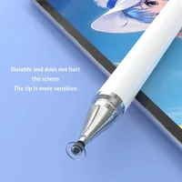 Stylet capacitif universel 2 en 1 pour téléphone portable et tablette, stylos à dessin pour IPhone/Android, tous les écrans tactiles capacitifs