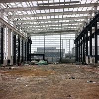 Entrepôt préfabriqué en structure métallique de haute qualité pour le stockage industriel, bâtiment métallique