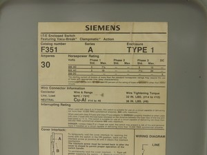 Mới và độc đáo PLC f351 ite kèm theo ngắt kết nối chuyển đổi vacubreak 600VAC 30A 3ph lô của <span class=keywords><strong>2</strong></span> PLC lập trình điều khiển - Product Image 3