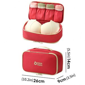 Sac de rangement pour sous-vêtements grande capacité, sac de rangement pour soutien-gorge de voyage, sac de rangement multifonctionnel 3-en-1 pour sous-vêtements et chaussettes - Product Image 6