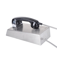 Téléphone filaire IP65 sans clavier pour environnements difficiles, fabrication et fourniture