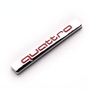 ตกแต่งบังโคลนด้านข้างรถยนต์สติกเกอร์สัญลักษณ์โลหะติดท้ายรถสำหรับรถ Audi A7 A4L Q5 Q7 A4 A5รุ่นลิมิเต็ดเอดิชั่น - Product Image 5