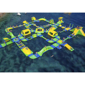 Terrain <span class=keywords><strong>de</strong></span> jeu <span class=keywords><strong>extérieur</strong></span> <span class=keywords><strong>de</strong></span> parc aquatique adulte <span class=keywords><strong>de</strong></span> taille Offre Spéciale flottant gonflable avec des jouets - Product Image 5