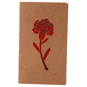 Tarjeta de Felicitación Vintage de Papel Kraft con Corazón Cortado a Láser, Tarjeta de Amor, Tarjeta de San Valentín de Alta Calidad, Manualidades de Punto de Cruz - Product Image 6