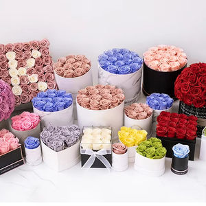Vente en gros de roses stabilisées équateur pour toujours roses éternelles fleur préservée bon marché cadeau de la Saint-Valentin roses conservées dans une boîte cadeau - Product Image 1