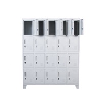 Casier métallique à 6, 9, 12 ou 20 portes pour employés, casier de rangement personnel, casier pour colis, bagages, téléphone