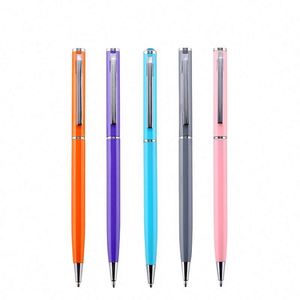 High Quality Custom logo Promotional Black Ink Aluminium Hotel Metal Twist <b>Pen</b> With Stylus - Product Image 2