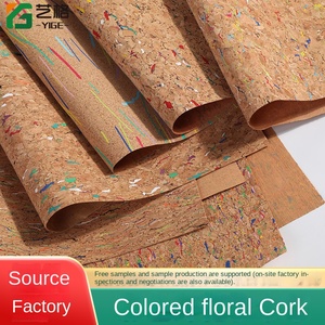 En gros, Tissu en liège rectangulaire à motif mosaïque couleur bois, multi-usages pour sacs à main, bagages, chaussures et tapis de yoga - Product Image 2