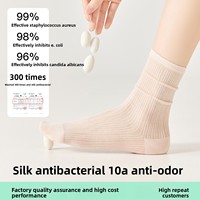 Chaussettes mi-mollet personnalisées pour femme en soie de mûrier, fines, respirantes, en maille, imprimées, couleur unie, sans coutures, décontractées, longues, pour l'été