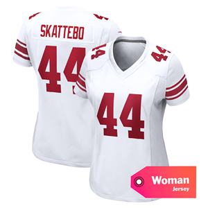 Hochwertiges Damen-Team aus New York # 6 Jaxson Dart # 44 Skattebo American Football Trikot, Anpassbar mit Logo - Product Image 4