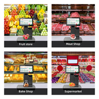 Sistema de Báscula Inteligente con IA Todo en Uno ASS 156 01 |   Escáner de Código de Barras Integrado, Impresora de Etiquetas/Recibos y Software POS