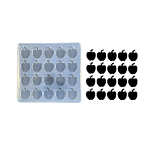 <span class=keywords><strong>Mini</strong></span> geometrische Blume Fruchtform Silikon Ohrring Form Kleber Epoxid form für Schmuck herstellung DIY Kuchen Werkzeuge Formen - Product Image 4