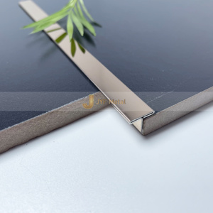 LL132 Stainless Steel T-Shaped Tile Trim for Wall Edges Decoration 304/316 Tile <b>Corner</b> Trim for Apartment Use - Product Image 2