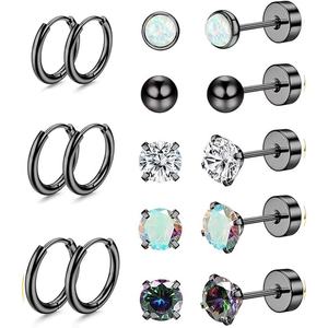 18k chapado en oro 316L <span class=keywords><strong>de</strong></span> acero inoxidable Corazón Stud Pendientes <span class=keywords><strong>de</strong></span> las mujeres <span class=keywords><strong>de</strong></span> moda para las mujeres - Product Image 2