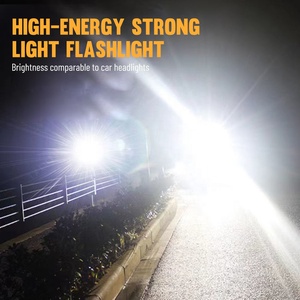 Mini linterna portátil EDC de bolsillo, autodefensa, potente, recargable, táctica, para acampar, <span class=keywords><strong>LED</strong></span>, Halloween, 800LM - Product Image 4