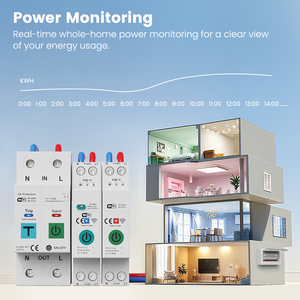 Smatrul 1p40a tuya Wifi ngắt mạch nhà thông minh không dây điều khiển từ xa thông minh chuyển đổi thời gian thực toàn bộ nhà giám sát điện - Product Image 6