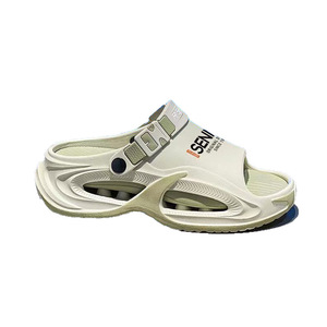 FNICE – Nouvelles pantoufles d'été pour hommes, tendance et confortables, avec logo imprimé en 3D, semelle intermédiaire épaisse en EVA, respirantes, souples, antidérapantes et à bout renforcé - Product Image 6