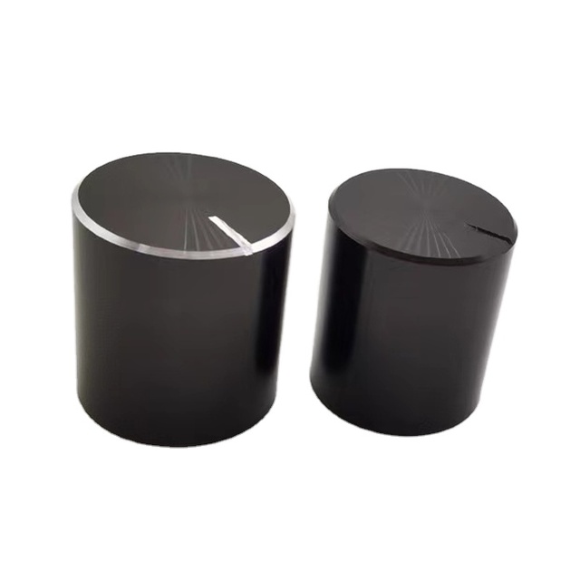Professional Manufacturer Customized CNC Machined Solid Aluminum Knob Encoder Potentiometer Audio Volume Knob