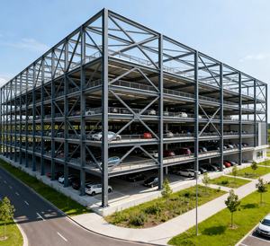 Estructura de Acero Resistente, Estacionamiento Público de Varios Pisos, Estacionamiento para Aeropuertos, Centro Comercial, Protección Contra la Corrosión - Product Image 6