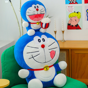 Peluche Gatto Dingdang dei Cartoni Animati, Simpatico Doraemon, Bambola per Bambini, Grande Pupazzo Blu Grasso, Regalo per Compagnia dei Bambini - Product Image 3