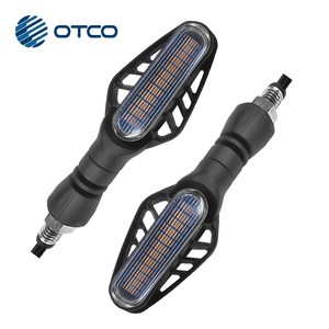 2025 nouveau bricolage Logo 13 LED moto clignotant-3 Modes (<span class=keywords><strong>A</strong></span>/WA/RA), <span class=keywords><strong>boulon</strong></span> M10, cordon 200mm-couleur personnalisée-CE/ROHS - Product Image 1